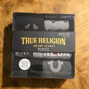 Men's True Religion Sock Gift Set 8 Pair
